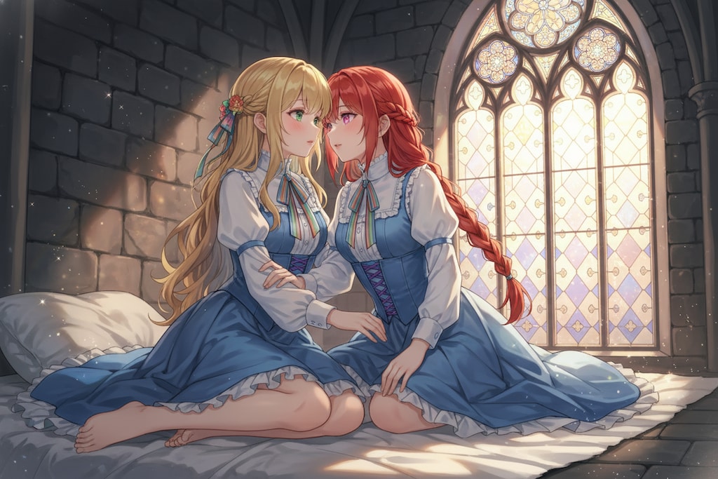 瑠璃窓の姉妹、星屑に寄り添いて