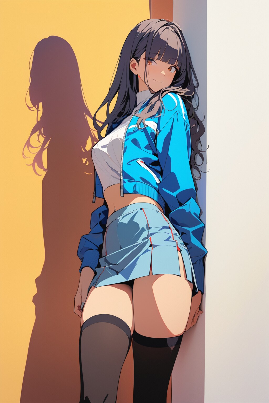 フラットカラー練習