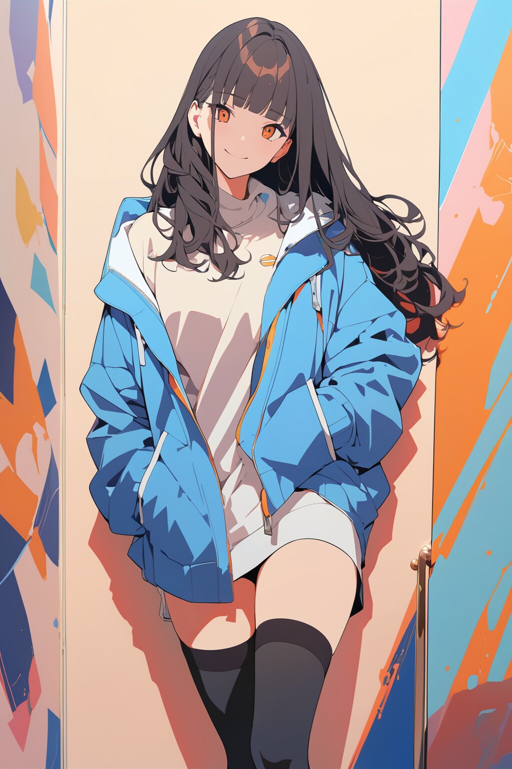 フラットカラー練習