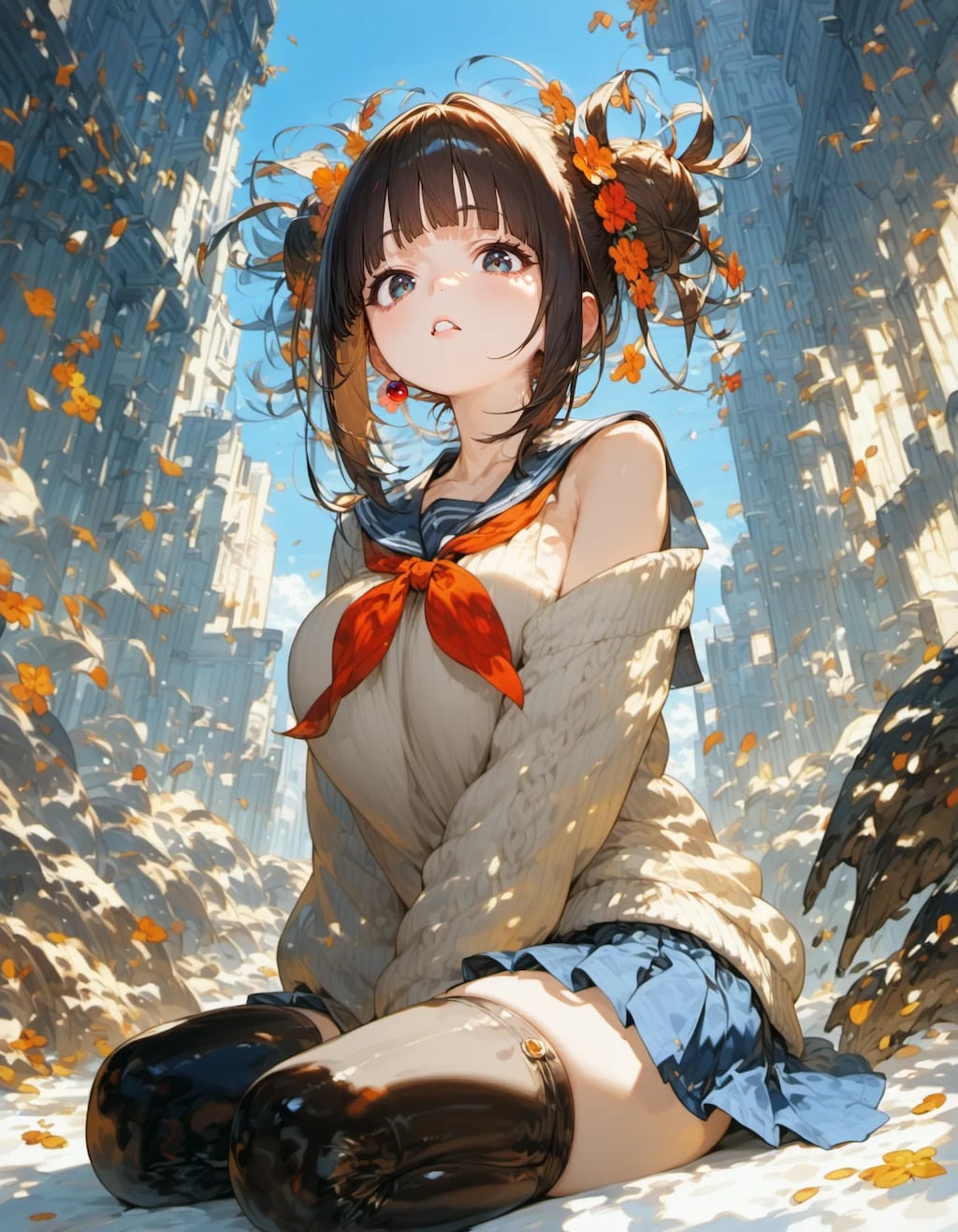 Urban Serenity in Winter