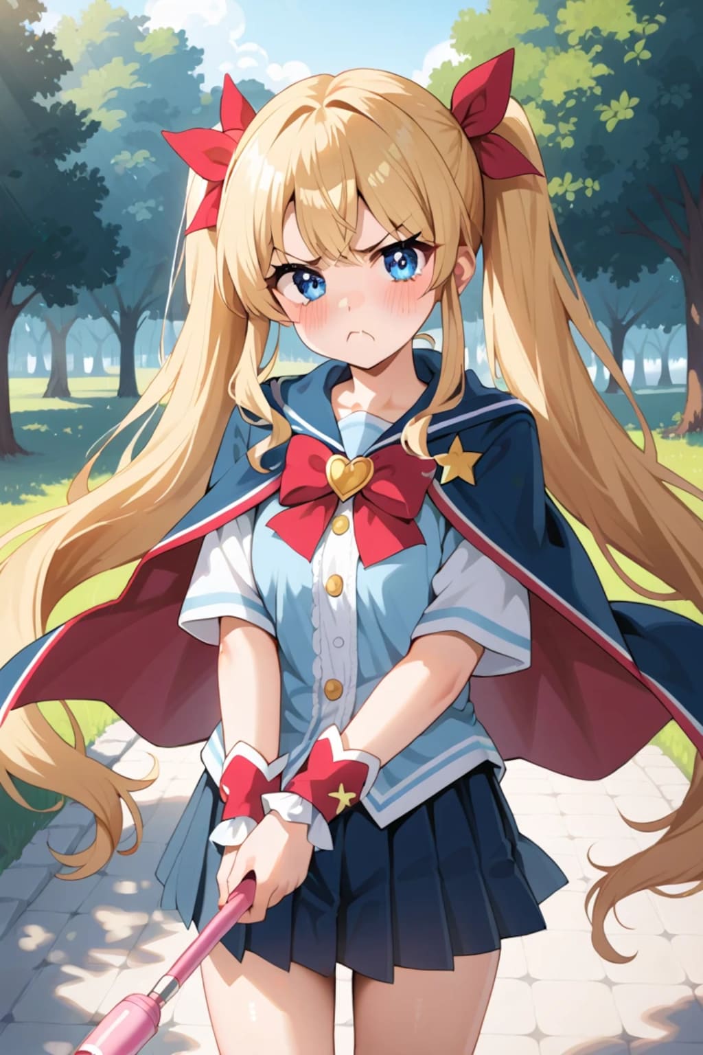 不機嫌なツインテ少女が超かわいい🥰