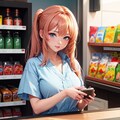 コンビニ女性店員02　VAE使用 2枚目