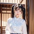 プリーツスカートの女の子 1 2枚目