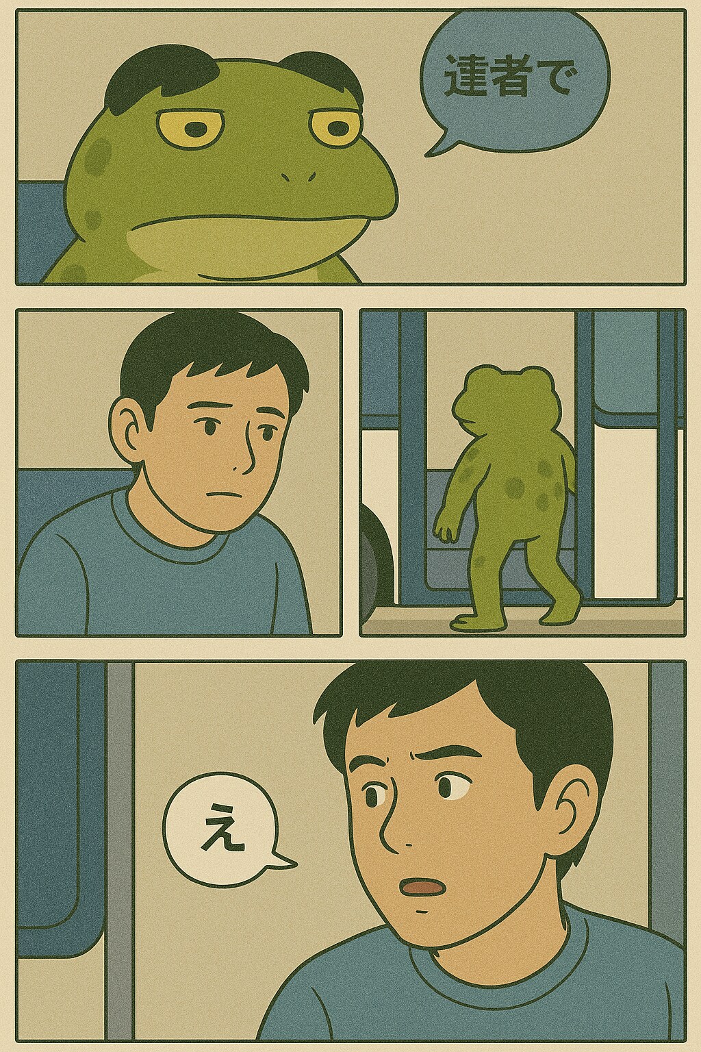 高速バスでくにへかえるんだな