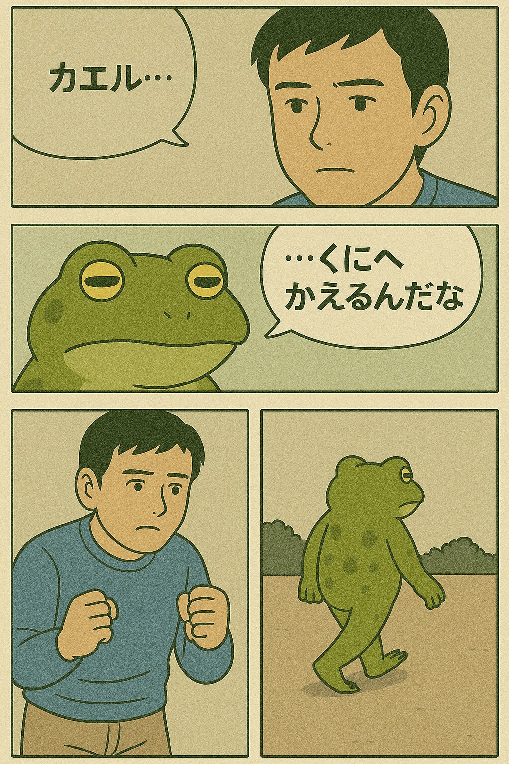 高速バスでくにへかえるんだな