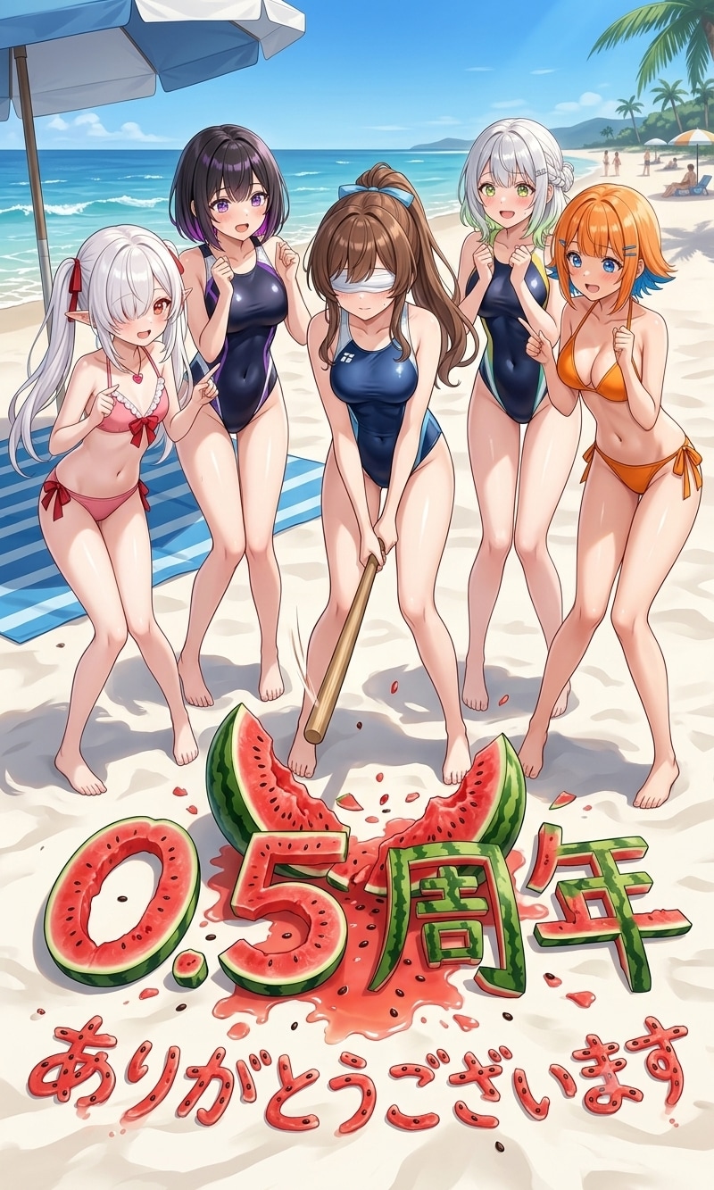 0.5周年ありがとうございます！