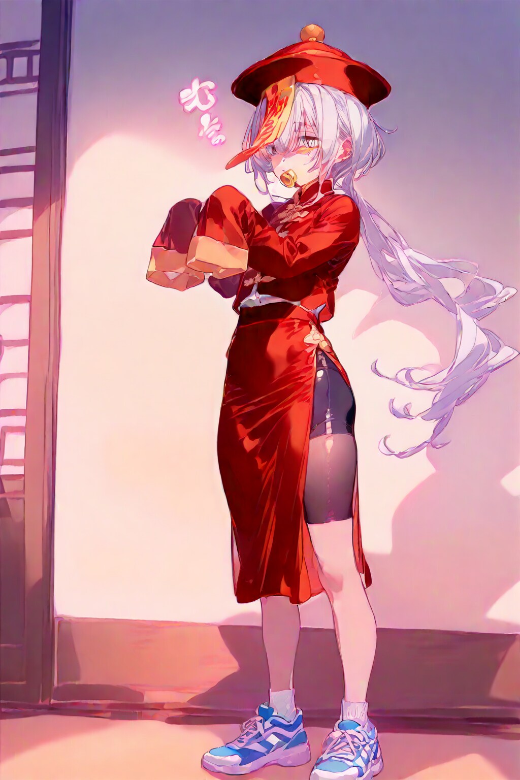 膝丈スカート