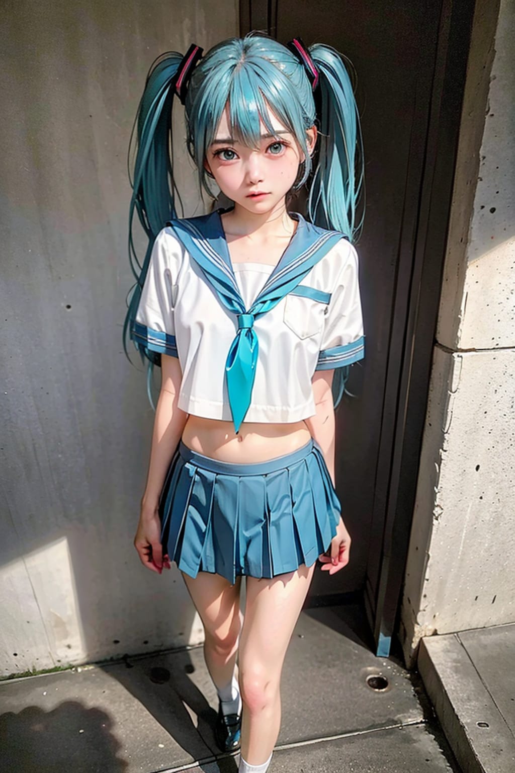 初音ミクです。006_セーラー服