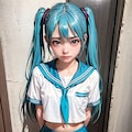 初音ミクです。006_セーラー服 6枚目