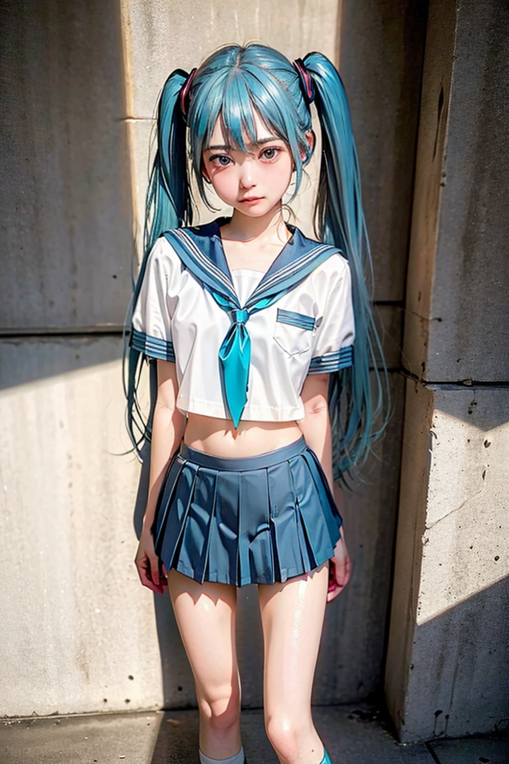 初音ミクです。006_セーラー服