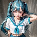 初音ミクです。006_セーラー服 9枚目