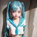 初音ミクです。006_セーラー服 7枚目