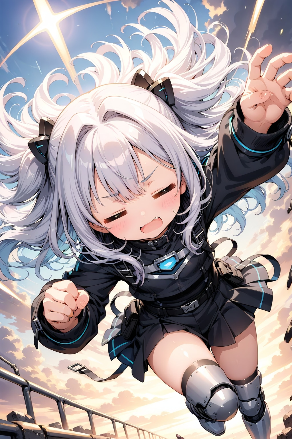 上空からのなにかを察知するちゃうねんガール | の人気AIイラスト・グラビア