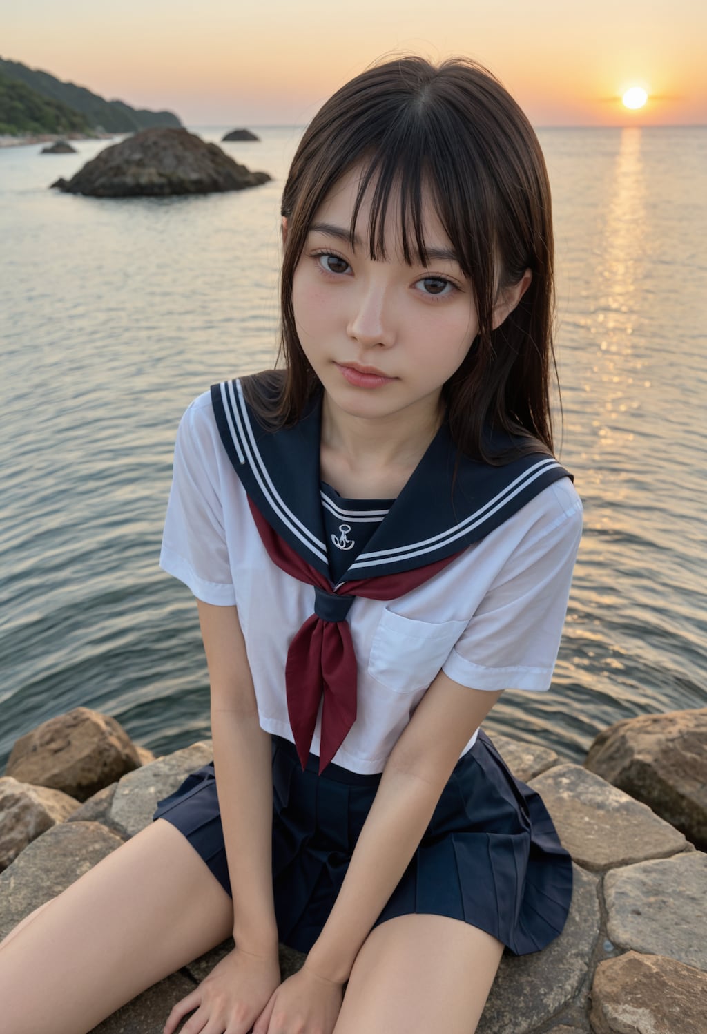 海と制服