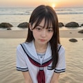 海と制服 5枚目