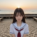 海と制服 10枚目