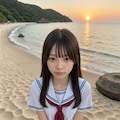 海と制服 3枚目