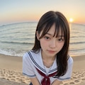 海と制服 6枚目