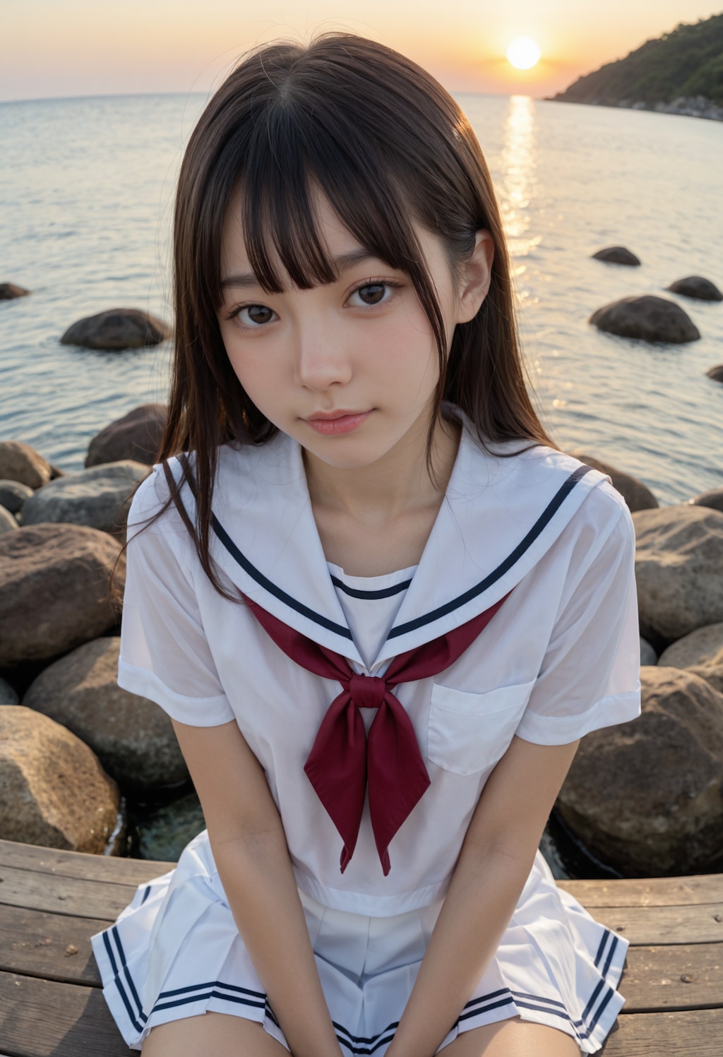 海と制服