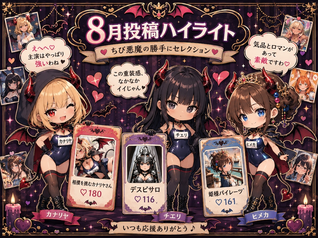 先月のハイライト〜！