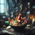 ミステリアスなseafood noodle 6枚目