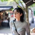 紐の食い込み、地味な眼鏡 2枚目