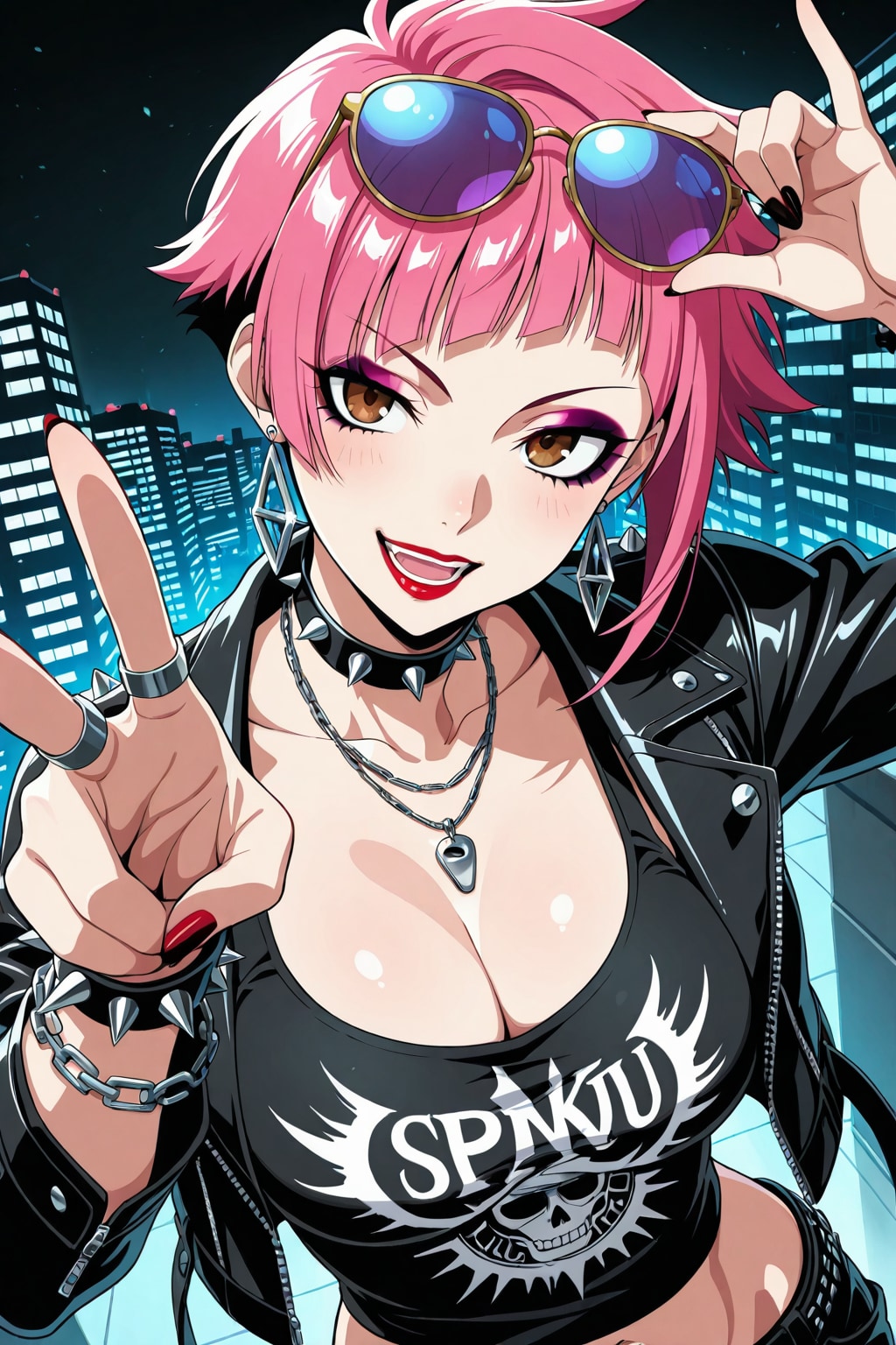 パンクガール | の人気AIイラスト・グラビア