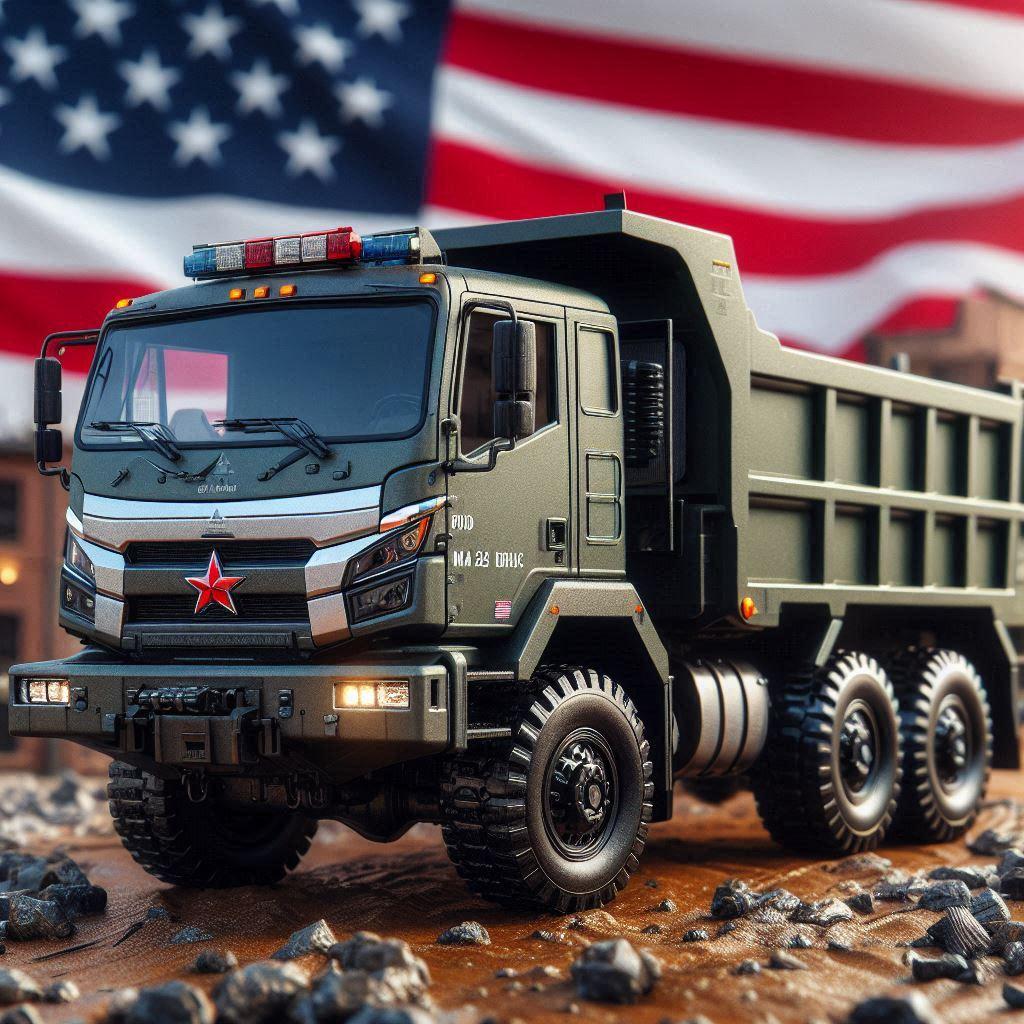 米軍三菱ふそうトラックダンプ | の人気AIイラスト・グラビア