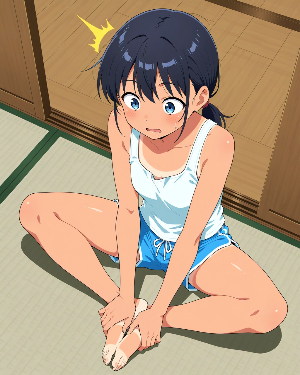 足裏以外はこんがり