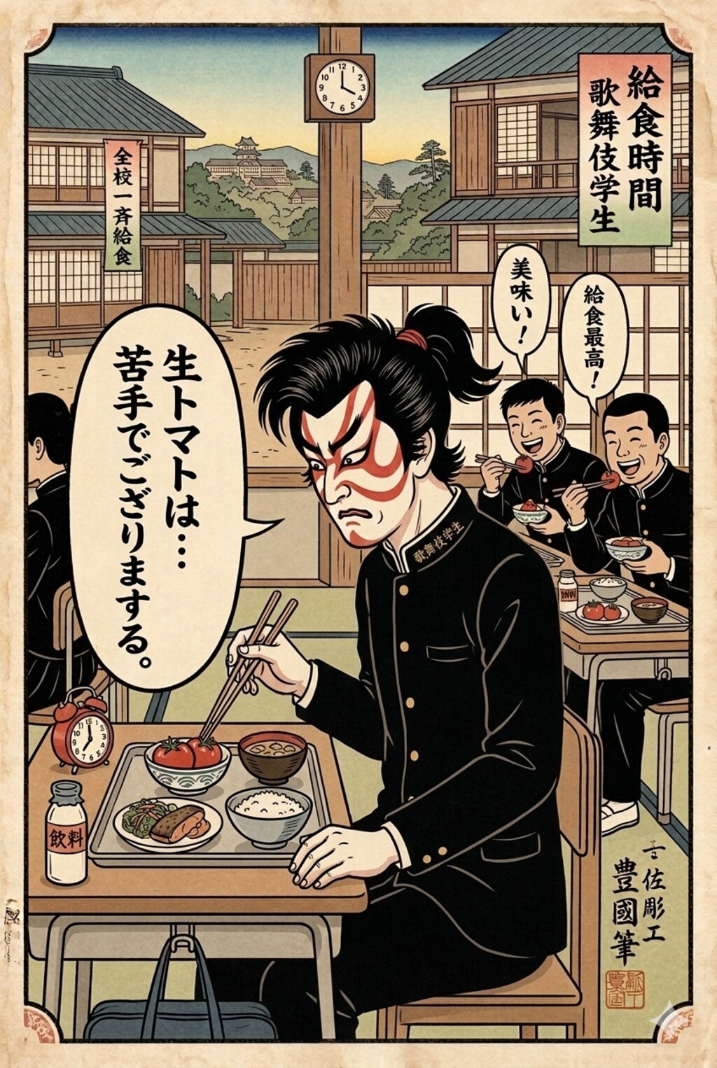 トマト苦手な中学生