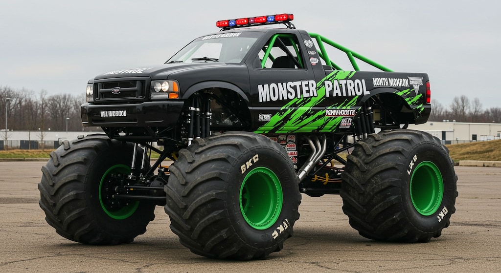 モンスタートラックパトロールカー
