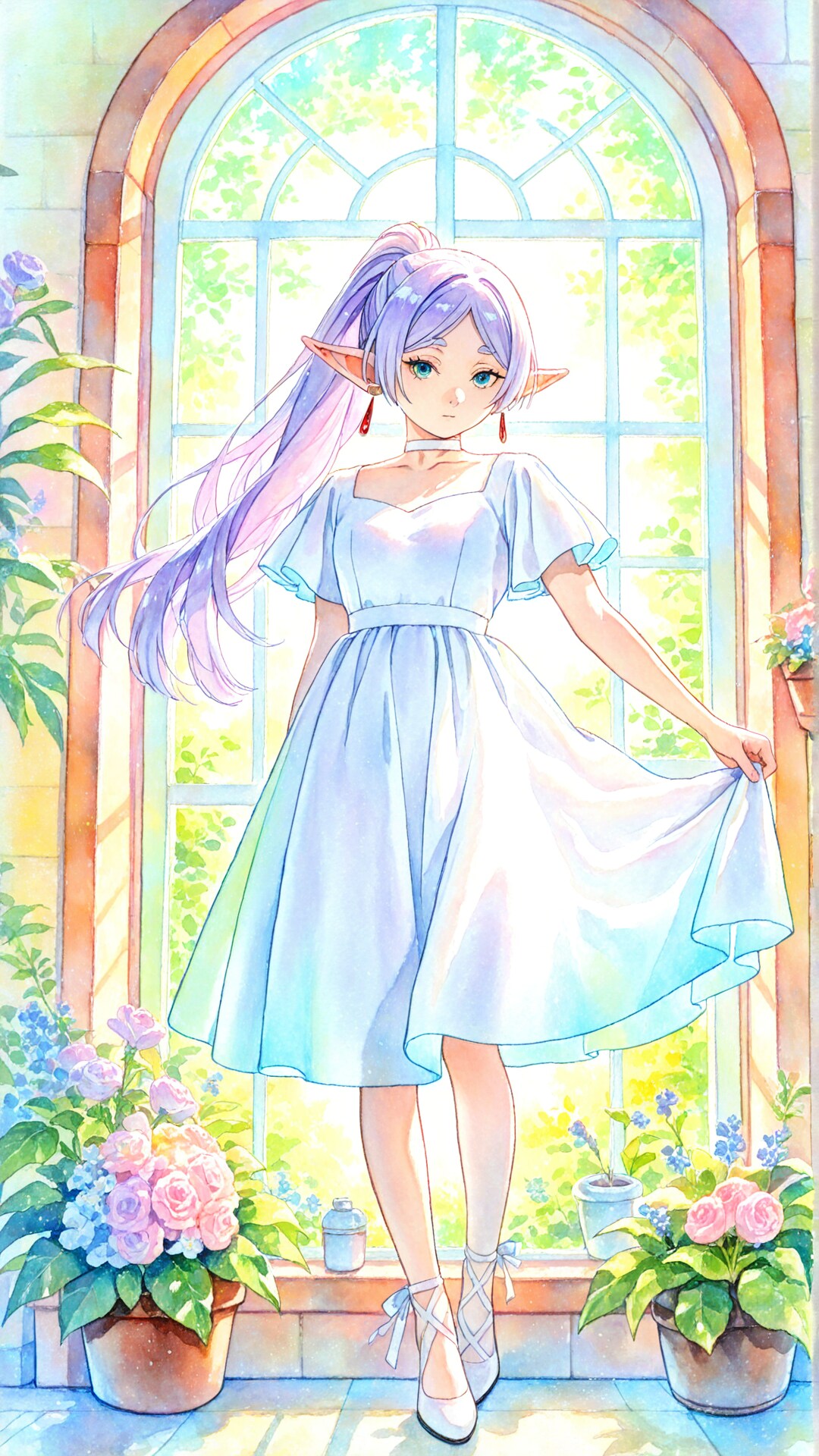 オシャレする人気のエルフさん | の人気AIイラスト・グラビア