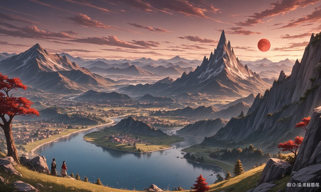 240930 「赤い月 山河社稷図」？