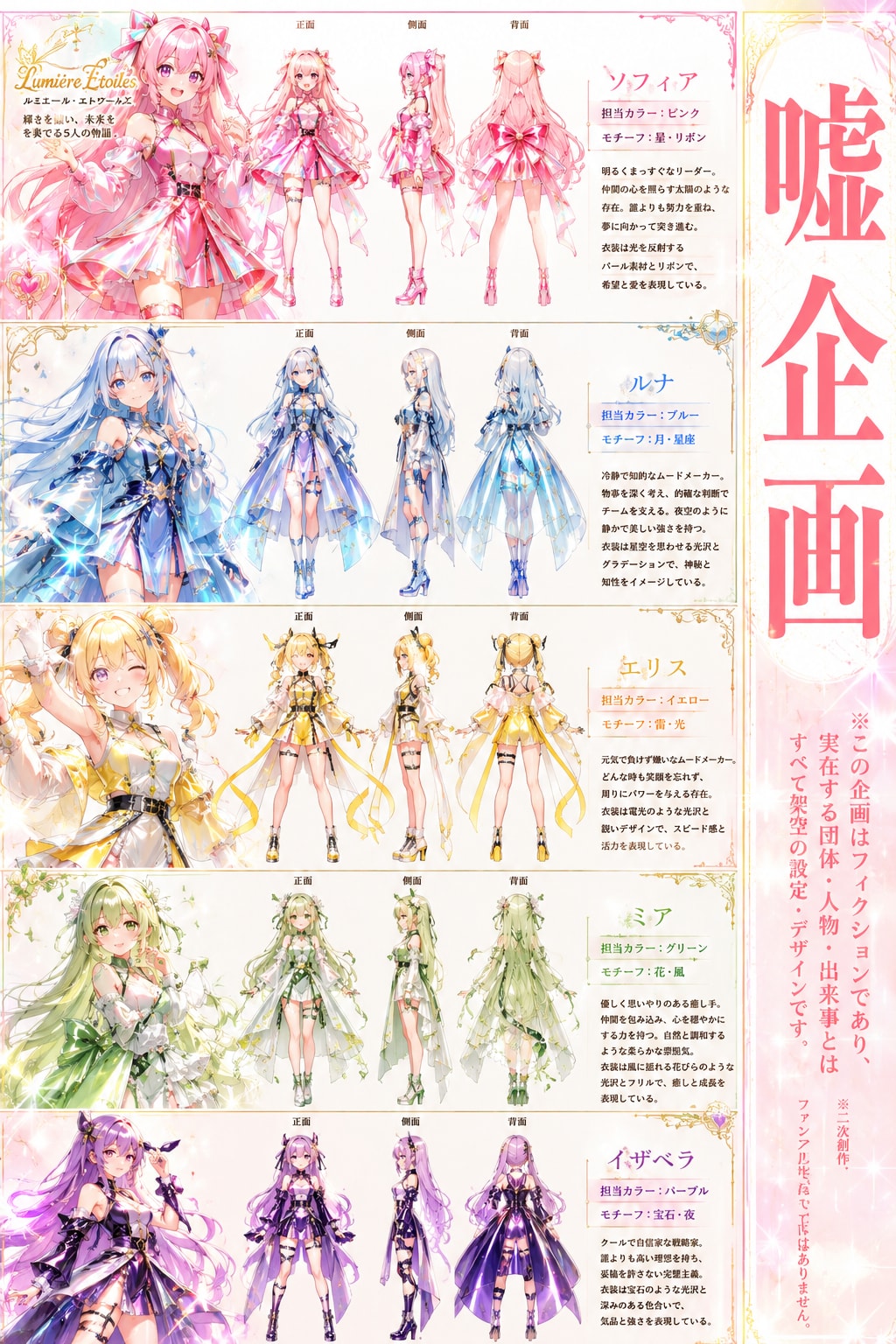 オリジナルキャラデザイン