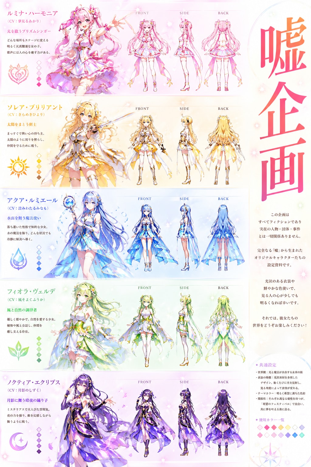 オリジナルキャラデザイン
