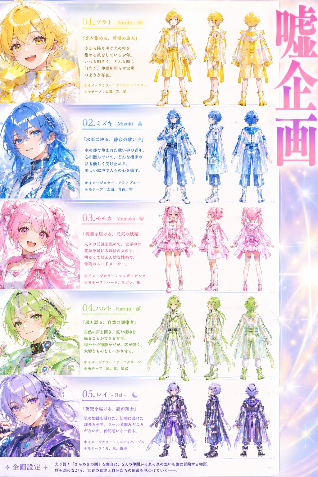 オリジナルキャラデザイン