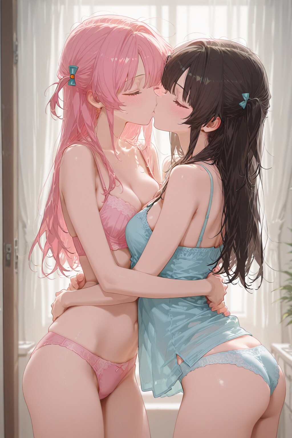 百合キス