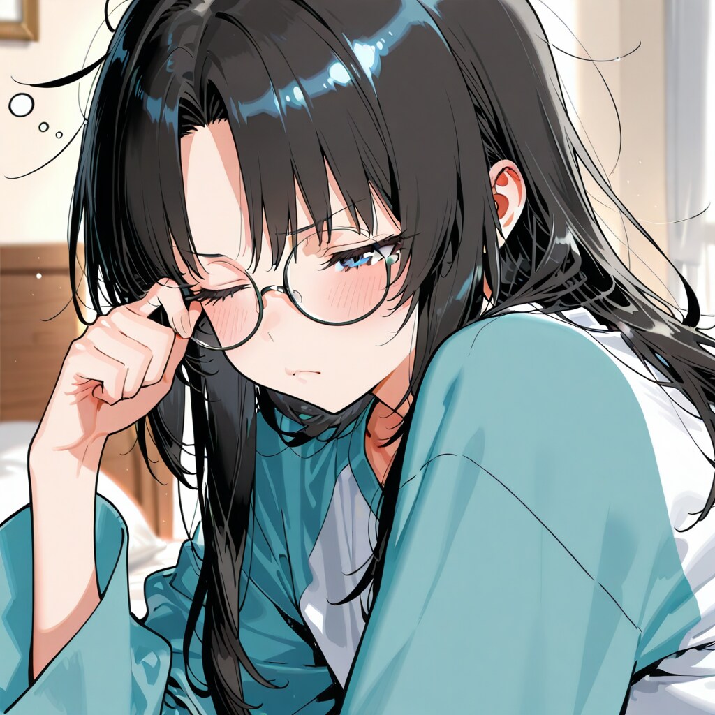朝が苦手な楓ちゃん