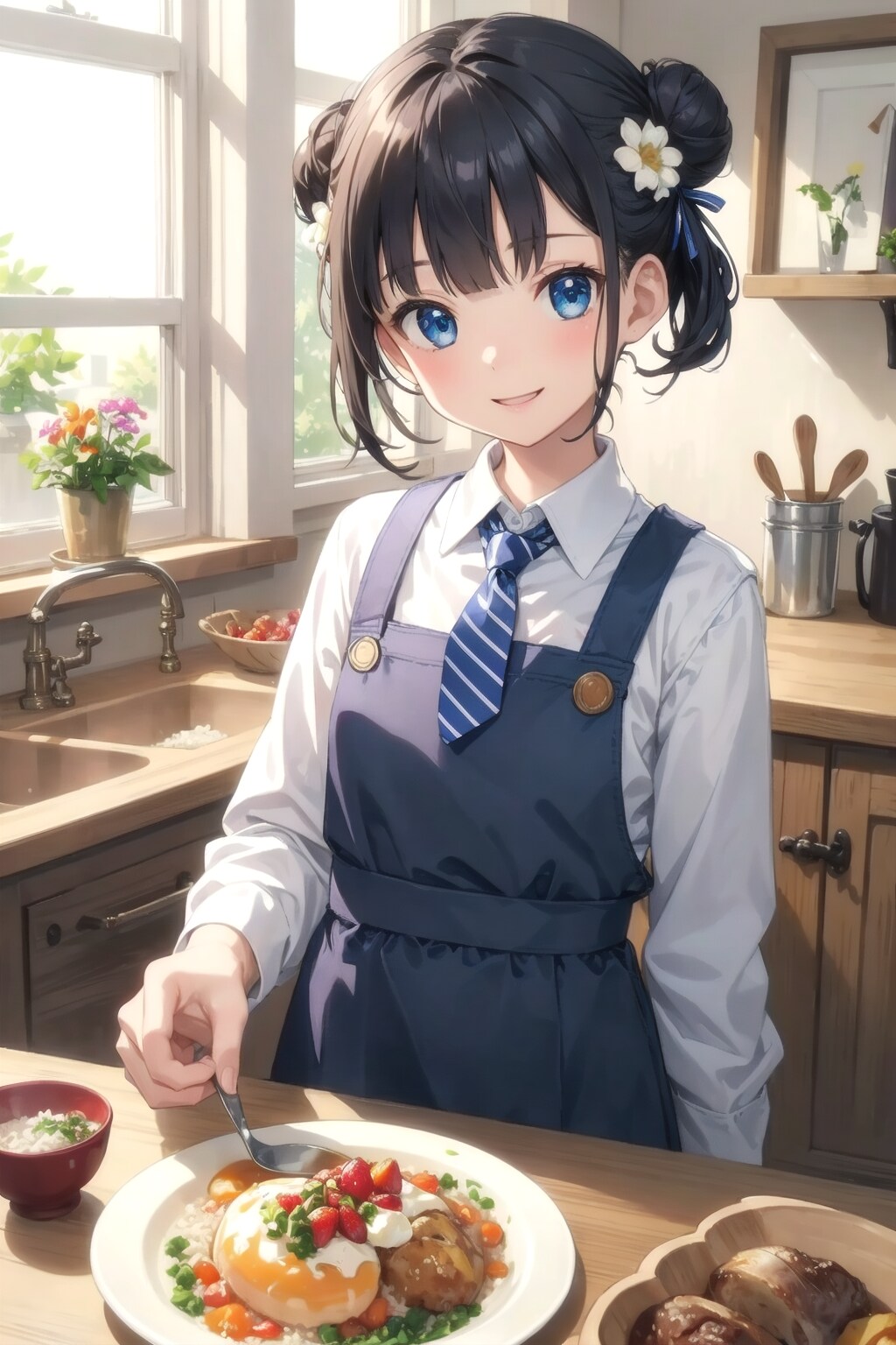 ちちぷい版おだんごちゃんと朝ごはん