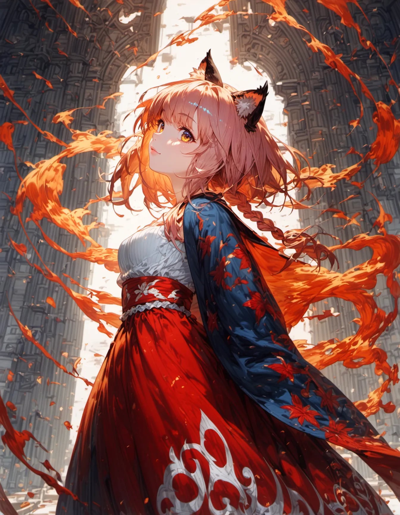 Echoes of the Crimson Leaves | の人気AIイラスト・グラビア