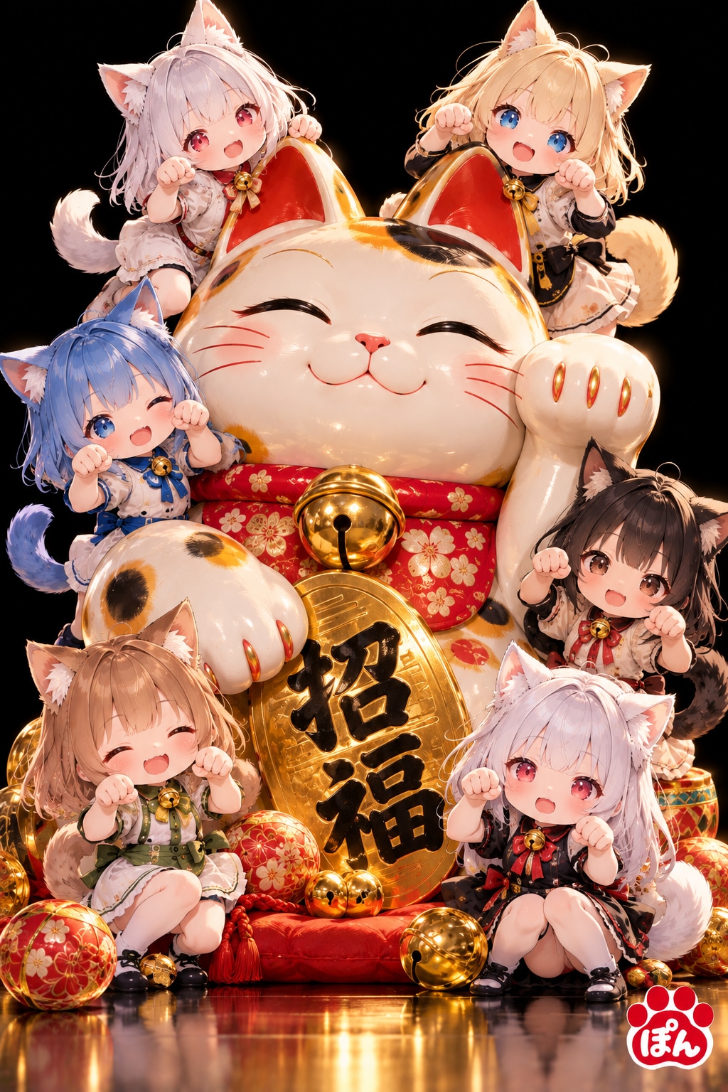 福よ来い | の人気AIイラスト・グラビア