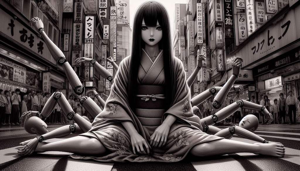 街を恐怖でそめろ！捨てられた恨みで人間に復讐したい生き人形ちゃん達💦繁華街に現る！！