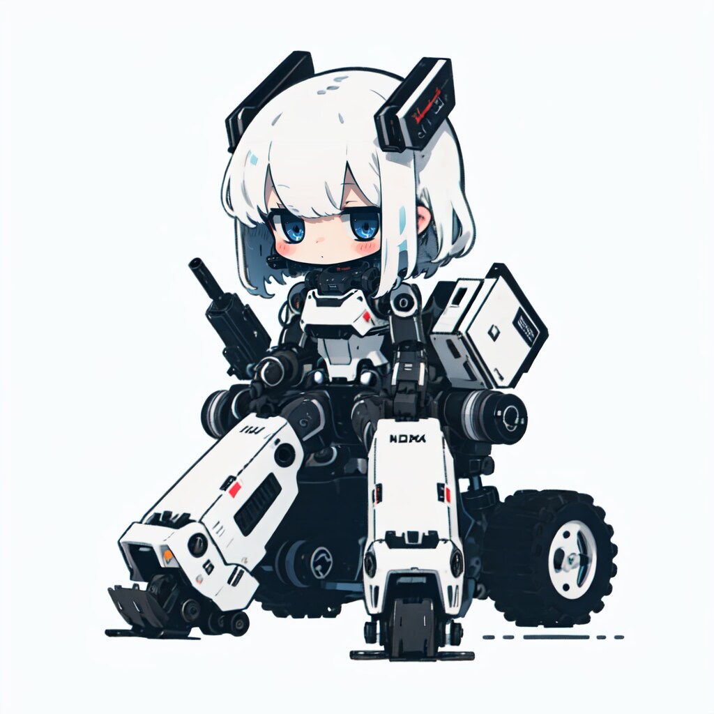 chibiとロボット53 | の人気AIイラスト・グラビア