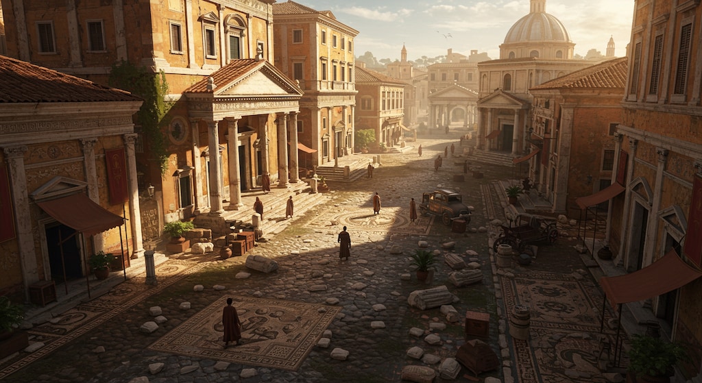 プロンプト借りて再現シリーズ　建物　建造物編