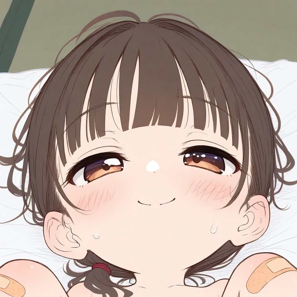 女の子とひざこぞう