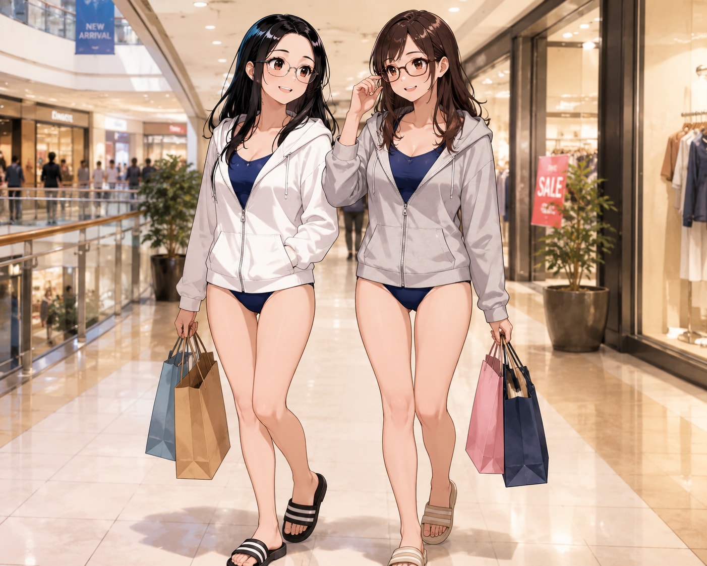 <うちの子ちゃん、先輩ちゃん>スク水モールとは
