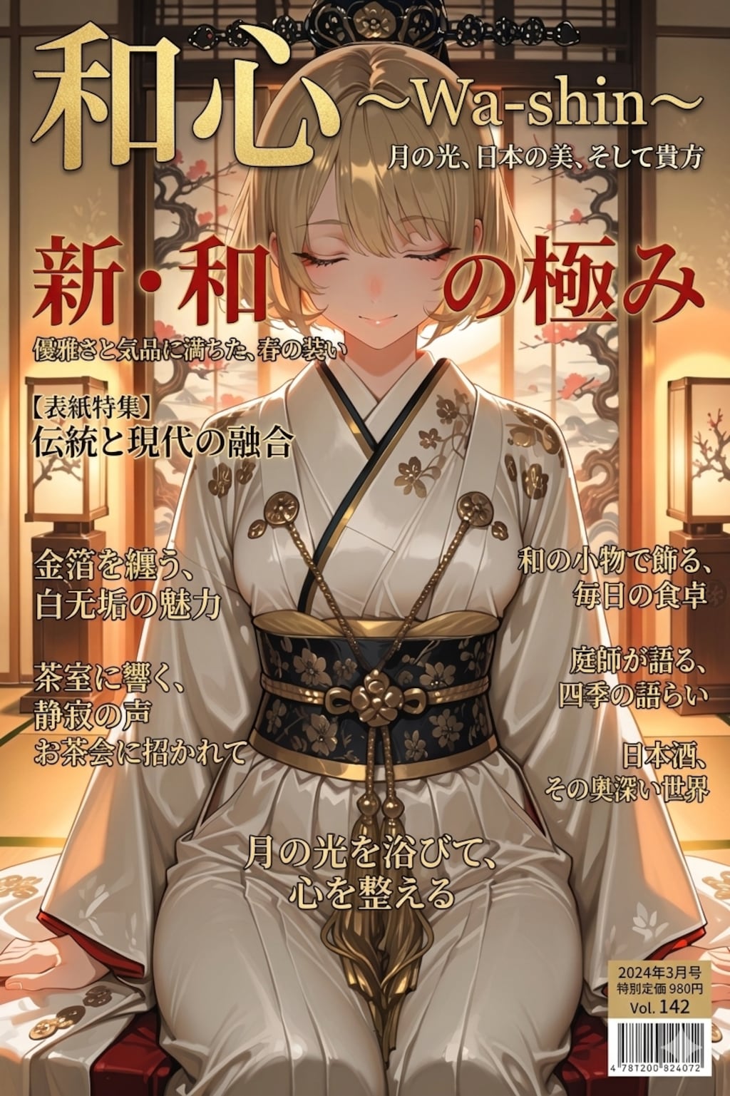 雑誌表紙「和心」