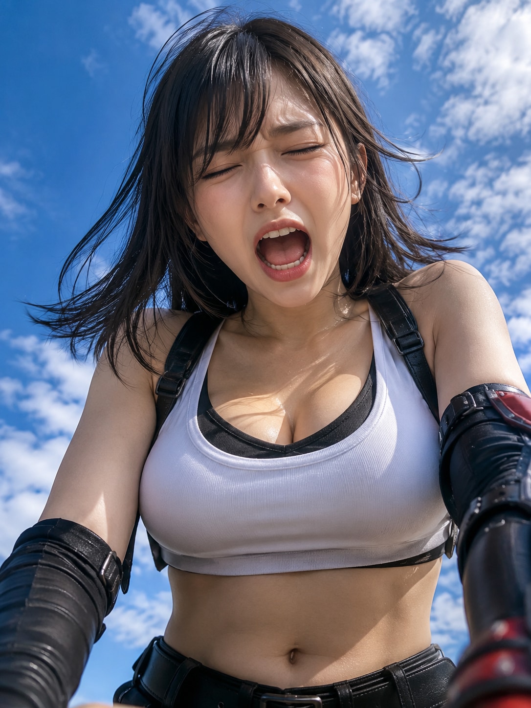 お馬さんに乗る。