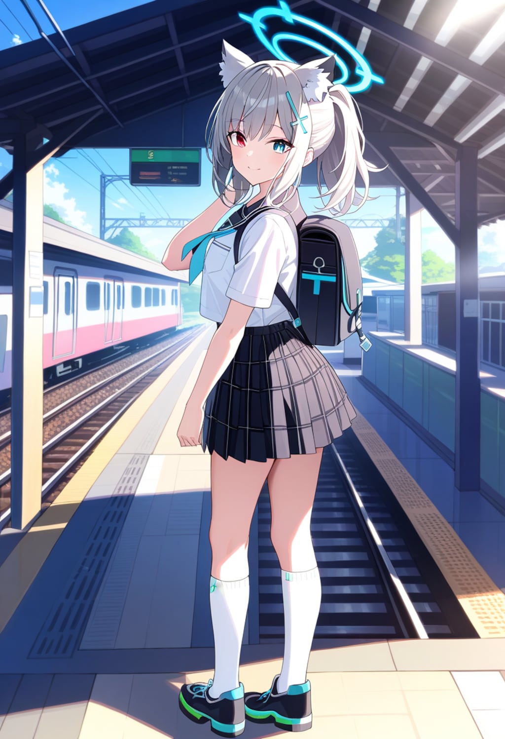 電車待ち