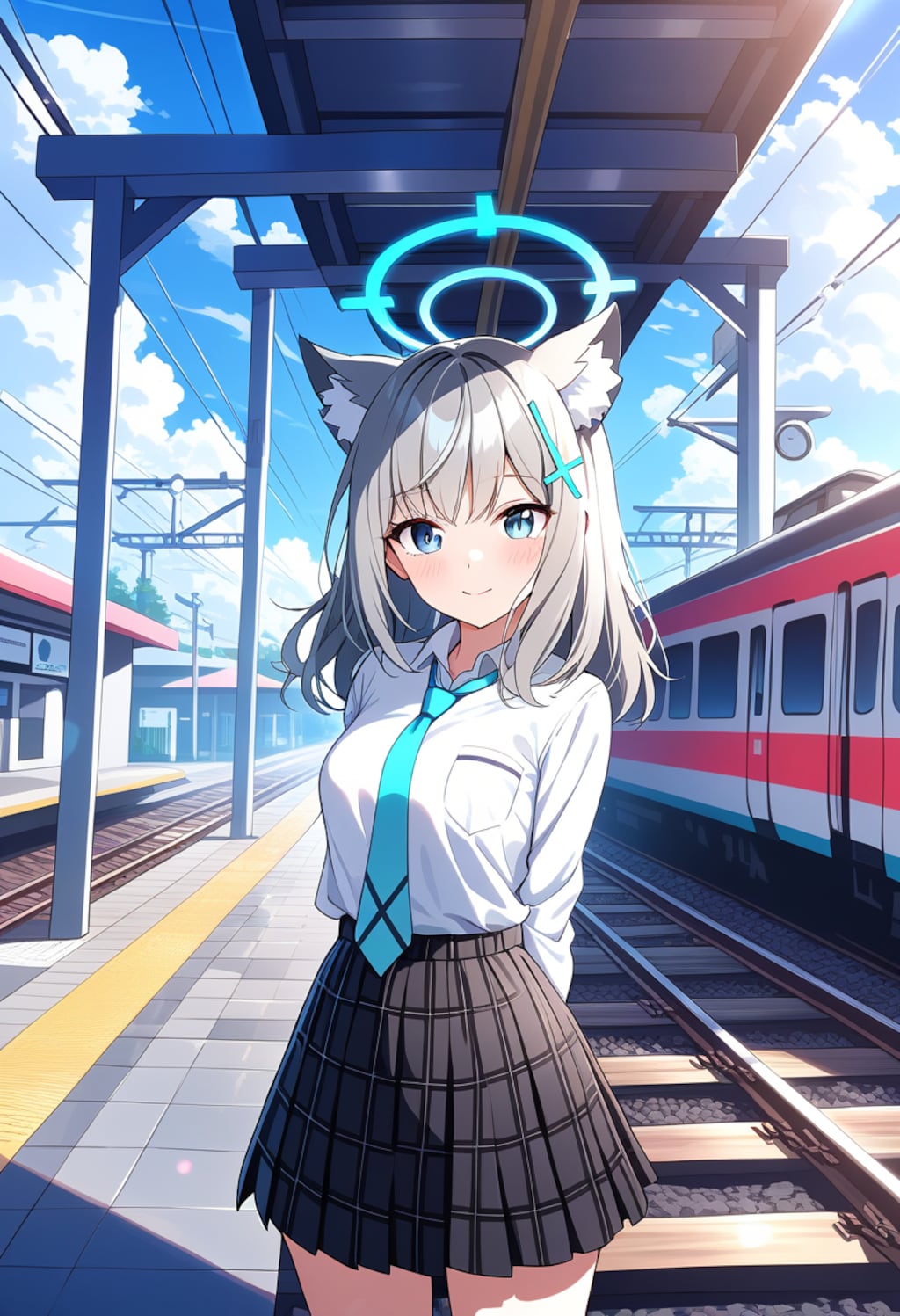 電車待ち